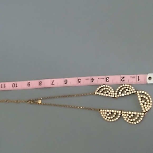 EUC J. Crew Statement Necklace Gold-tone Cubic Zirconia - Picture 6 of 9